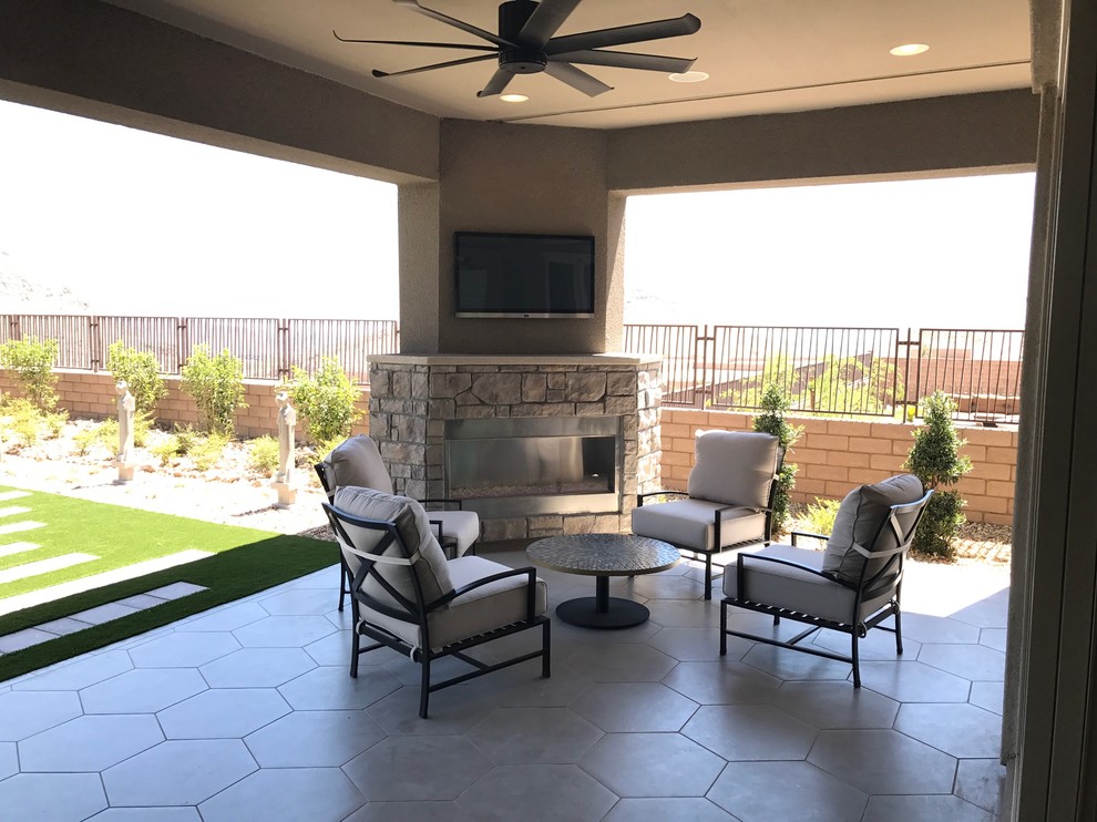 Pulte Homes Reverence Contemporary Patio Las Vegas by Hearth