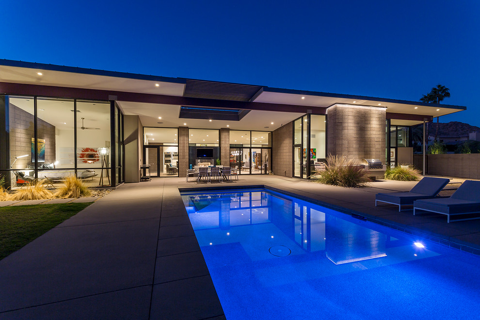 PV Residence Modern Patio Phoenix by KOSS design+build, pllc