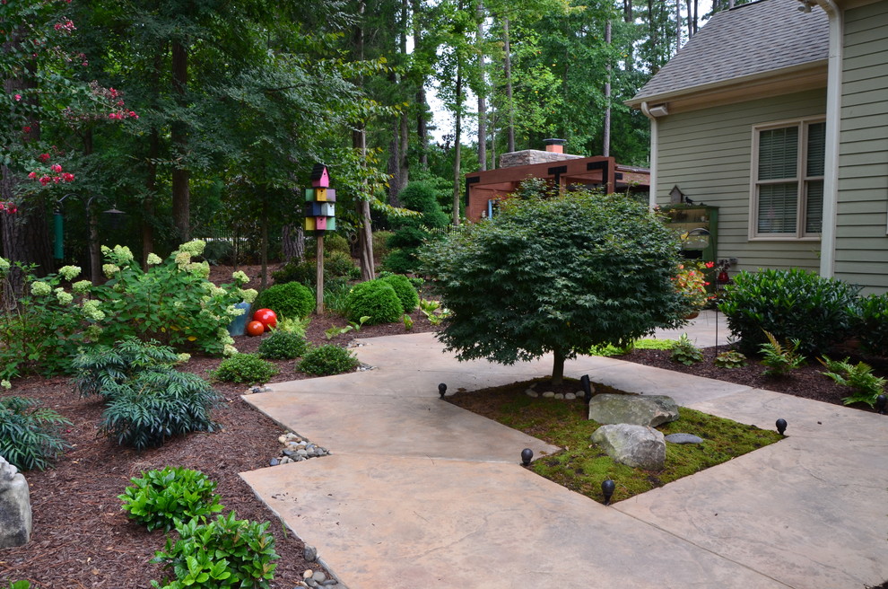 Raleigh outdoor living by the pool Traditional Patio Raleigh by