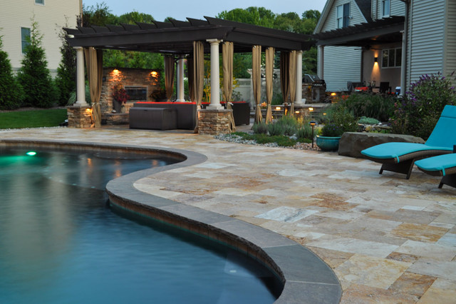 Randolph Luxurious Backyard - Traditional - Patio - New York - by CLC ...