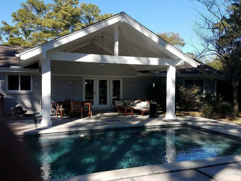 Raritan Dr Houston, TX 77043 Transitional Patio Houston by