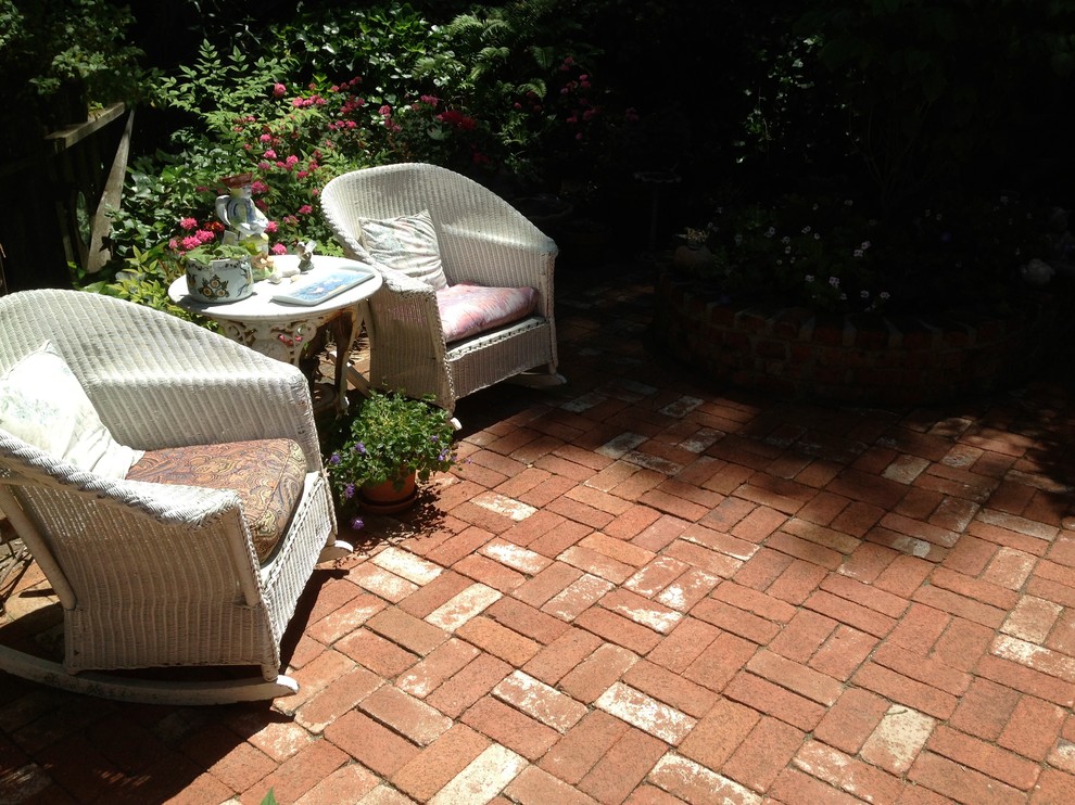 Reclaimed brick patio Traditional Patio San Francisco by Olivotti Landscape Houzz