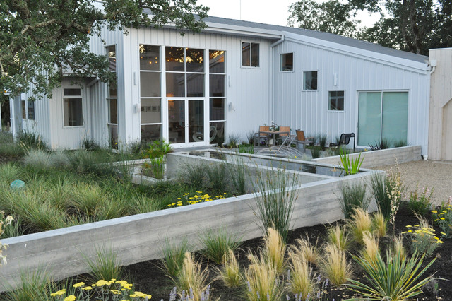 Remick Water Feature Modern Patio San Francisco By Huettl Landscape Architecture