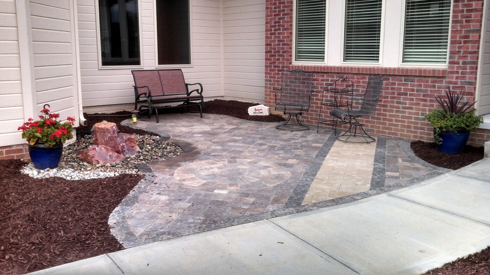 Residential Front & Back Patio with Multiple Features Traditional