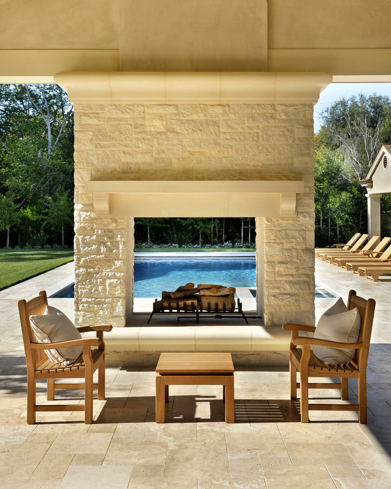 Patio - contemporary patio idea in San Francisco with a fire pit