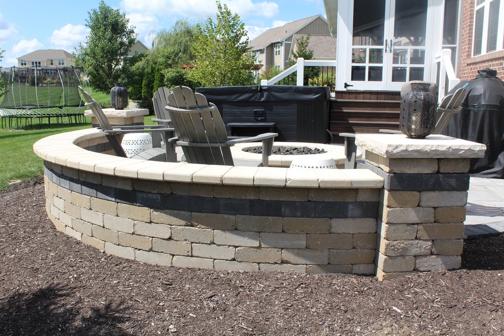 Restful Seating Area and Outdoor Fire Pit (Zionsville, IN