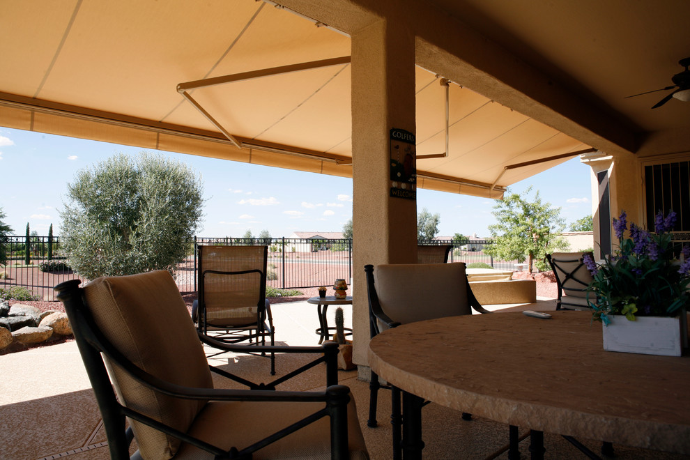 Retractable Awning Traditional Patio Phoenix by Sun City Awning and Patio Houzz