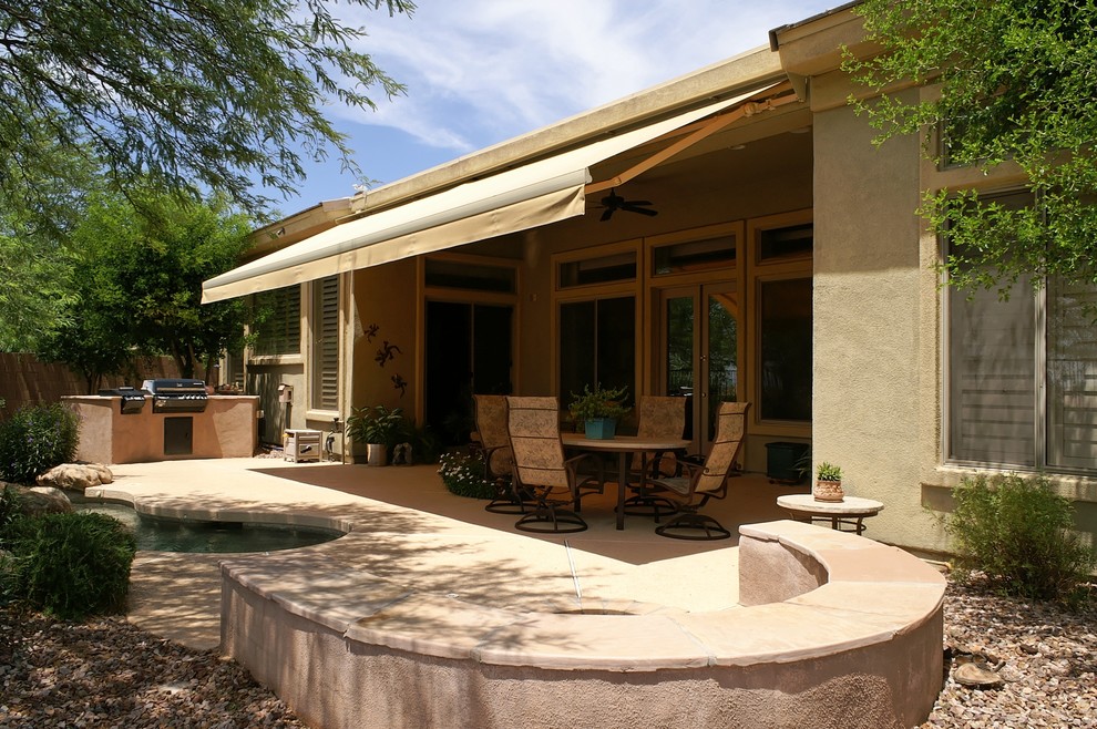 Retractable Awning Traditional Patio Phoenix by Sun City Awning