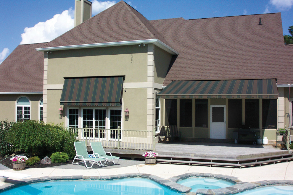 Retractable Awnings Traditional Patio Chicago by NuView Custom