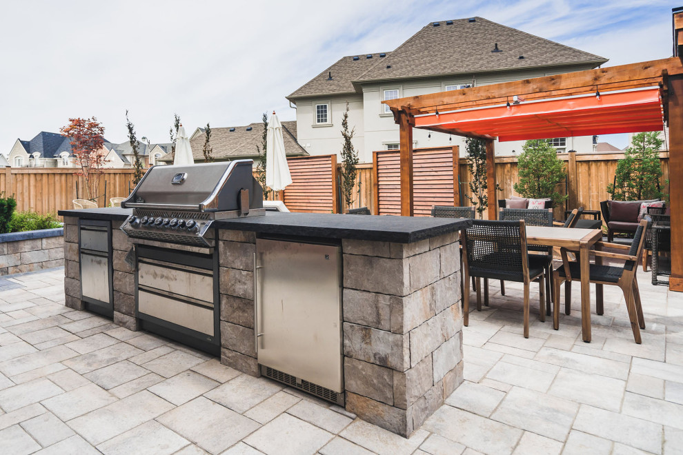 Retractable Shade, Brampton Contemporary Patio Toronto by