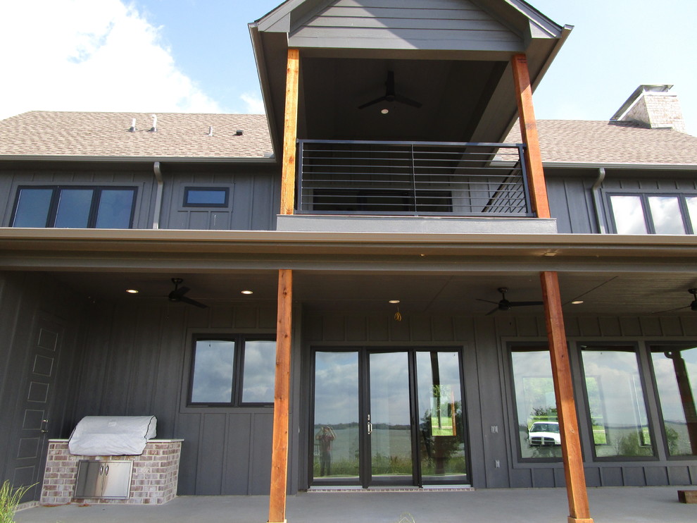 Richland Chambers Lake Custom Home Contemporary Patio Dallas by