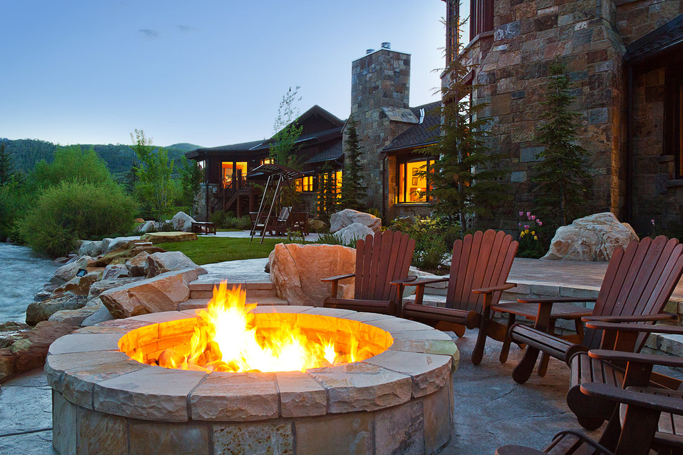 Photo of a rustic patio in Salt Lake City.