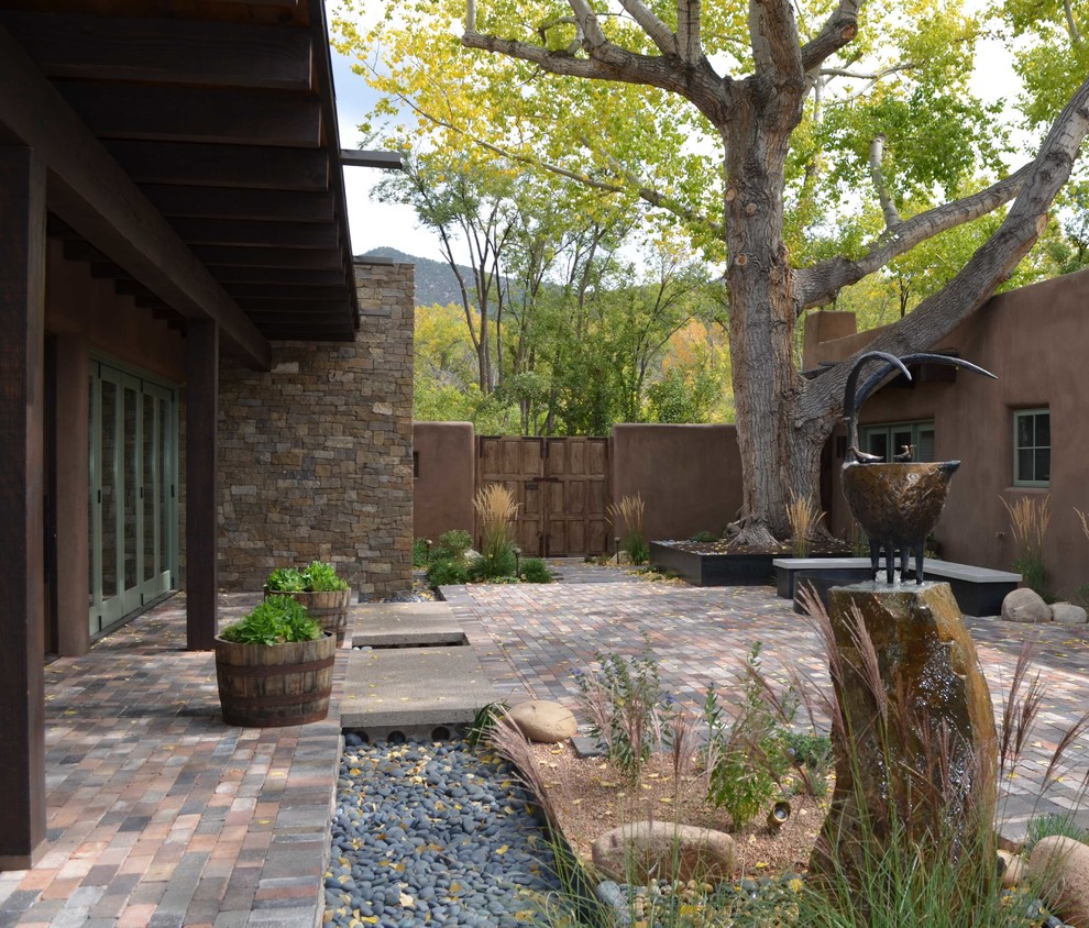 Riverside House Camino Pequeno Craftsman Patio Albuquerque By Serquis Associates Landscape Architecture