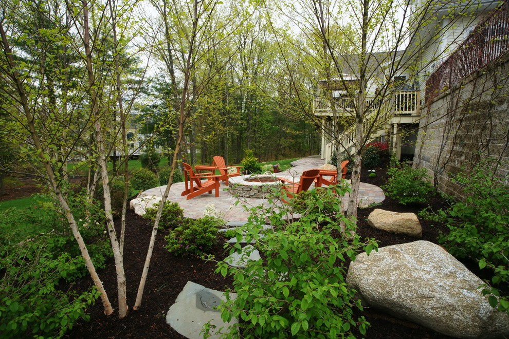 Inspiration for a timeless patio remodel in Boston