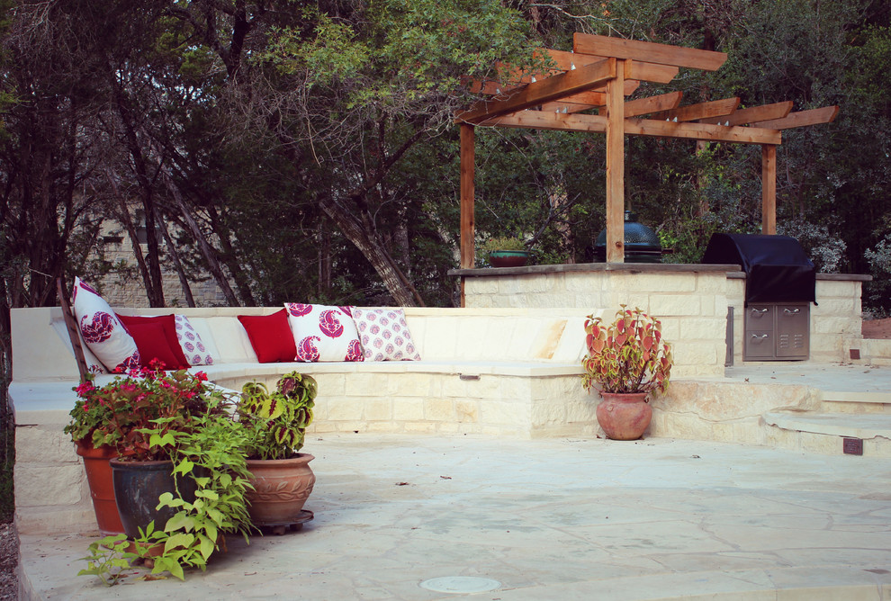 Rob Roy Patio and Outdoor Kitchen Contemporary Patio Austin by
