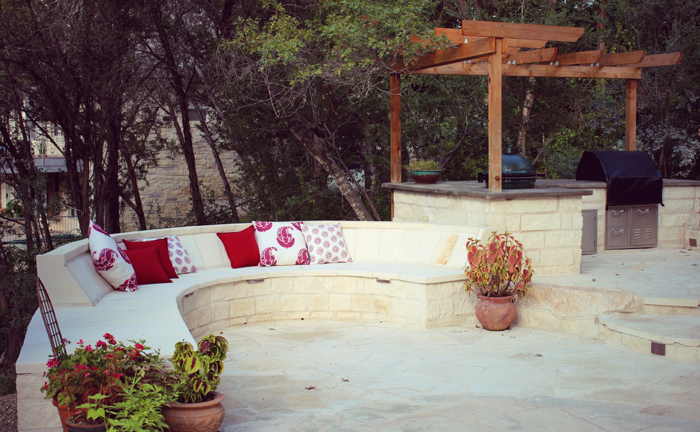 Rob Roy Patio and Outdoor Kitchen Contemporary Patio Austin by