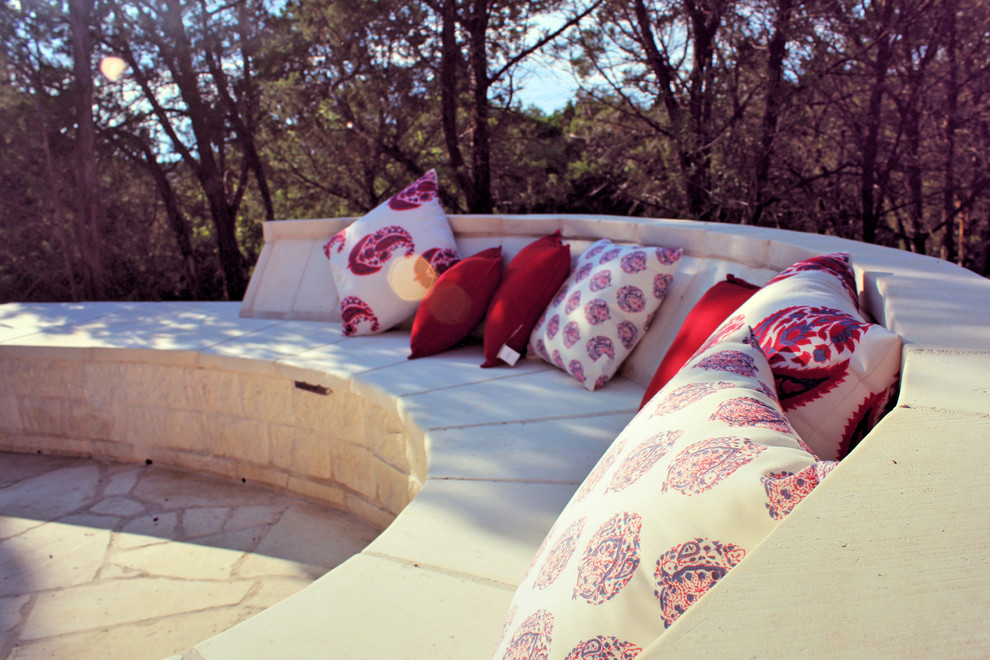 Rob Roy Patio and Outdoor Kitchen Contemporary Patio Austin by