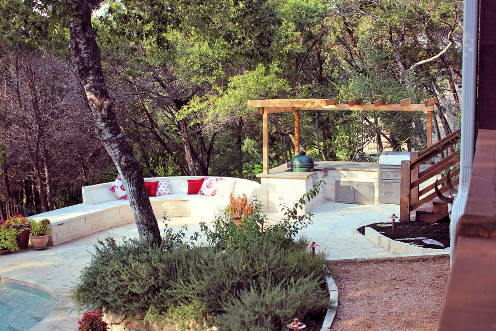 Rob Roy Patio and Outdoor Kitchen Contemporary Patio Austin by