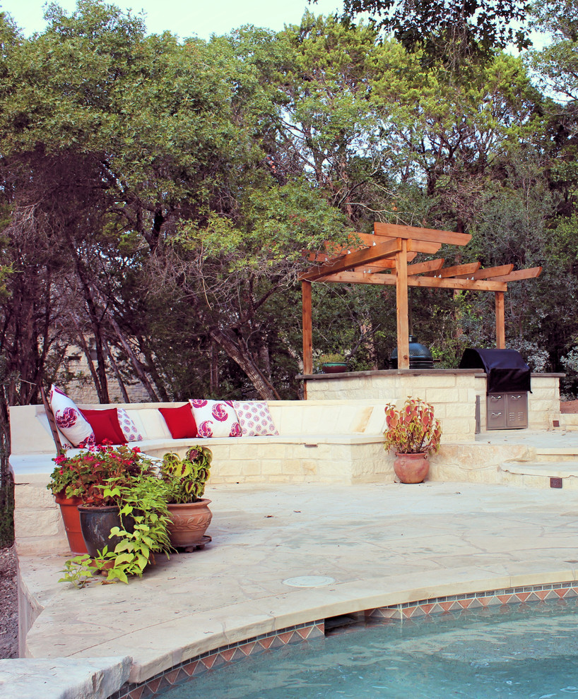 Rob Roy Patio and Outdoor Kitchen Contemporary Patio Austin by