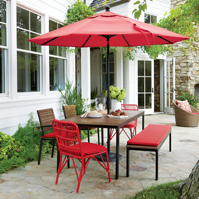 Crate and barrel rocha dining table deals