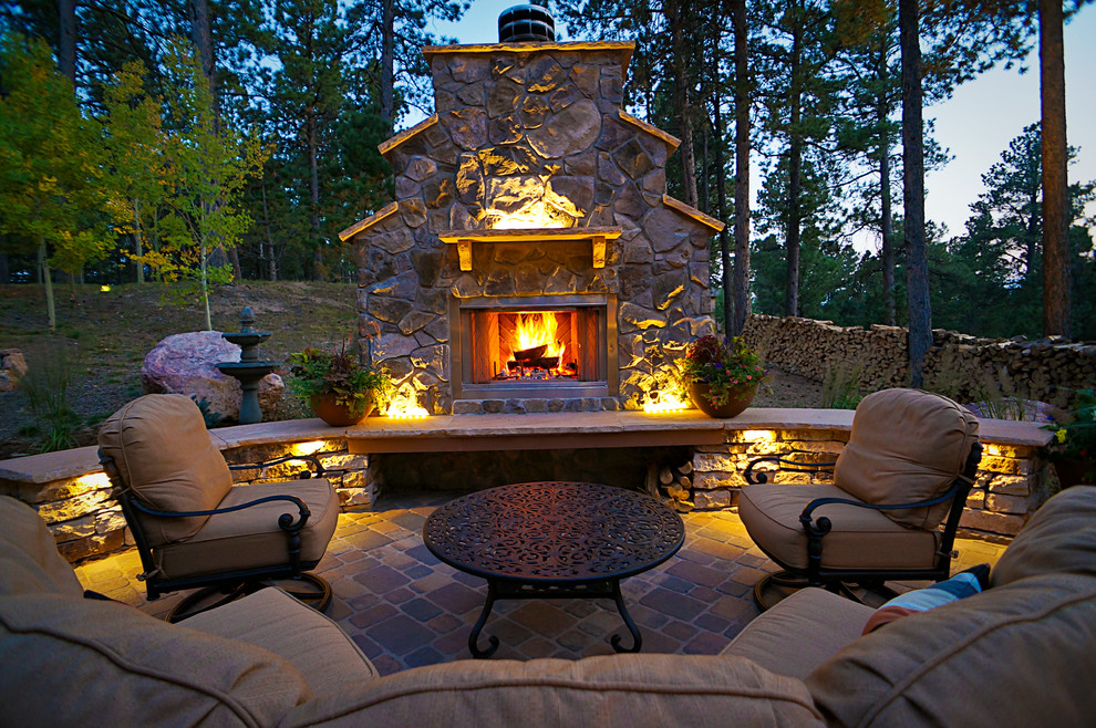 Rocky Mountain Landscapes Rustic Patio Denver by Fredell