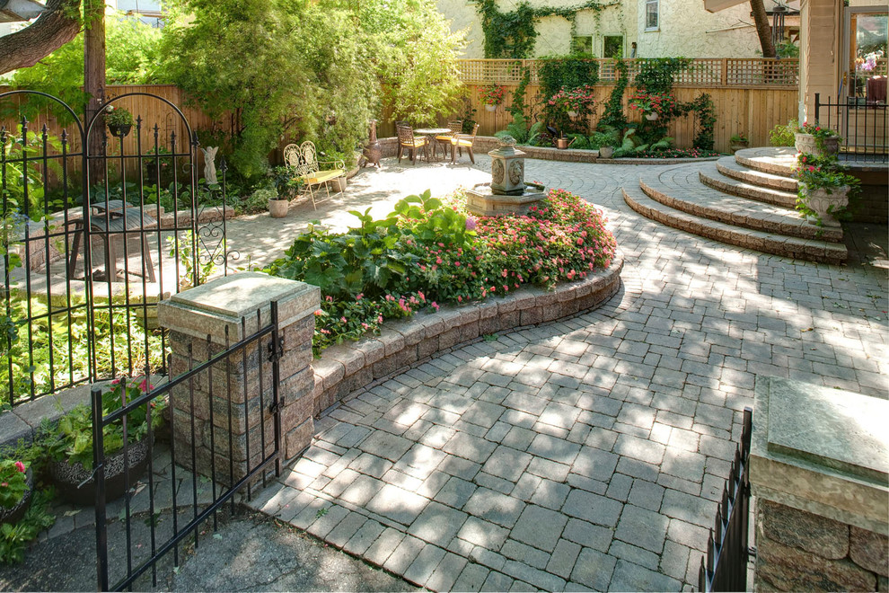 Roman Paver Traditional Patio Other by Barkman Concrete Ltd