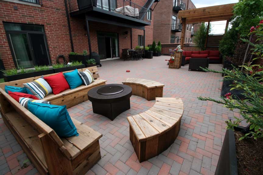 Rooftop Garden Lincoln Park Chicago Traditional Patio Chicago