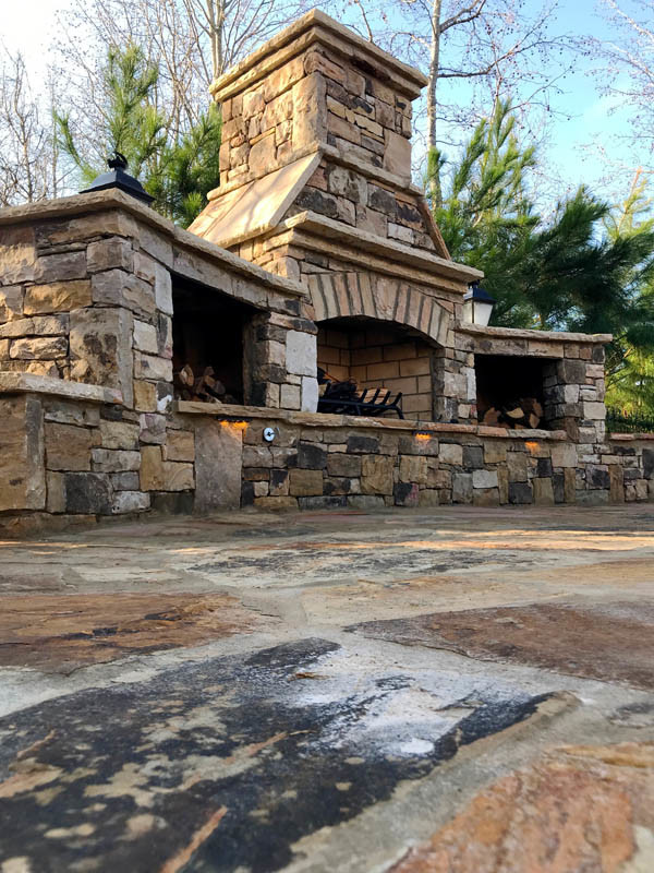 Roswell Fireplace & Outdoor Grill Traditional Patio Atlanta by