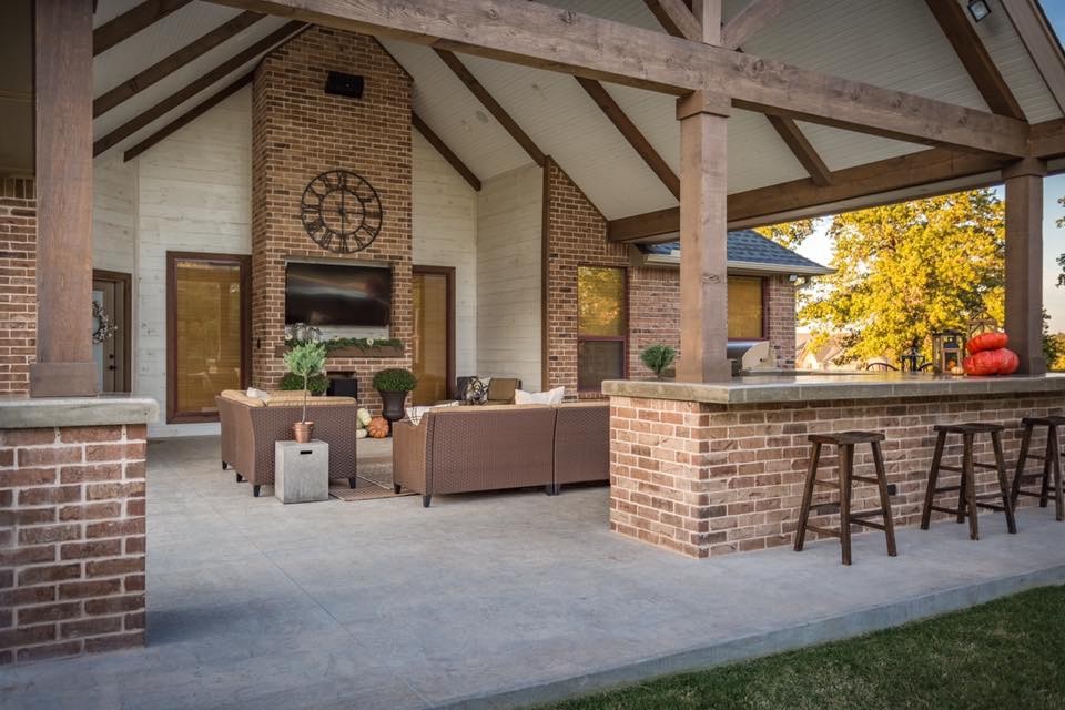 Rustic Paradise Traditional Patio Oklahoma City by