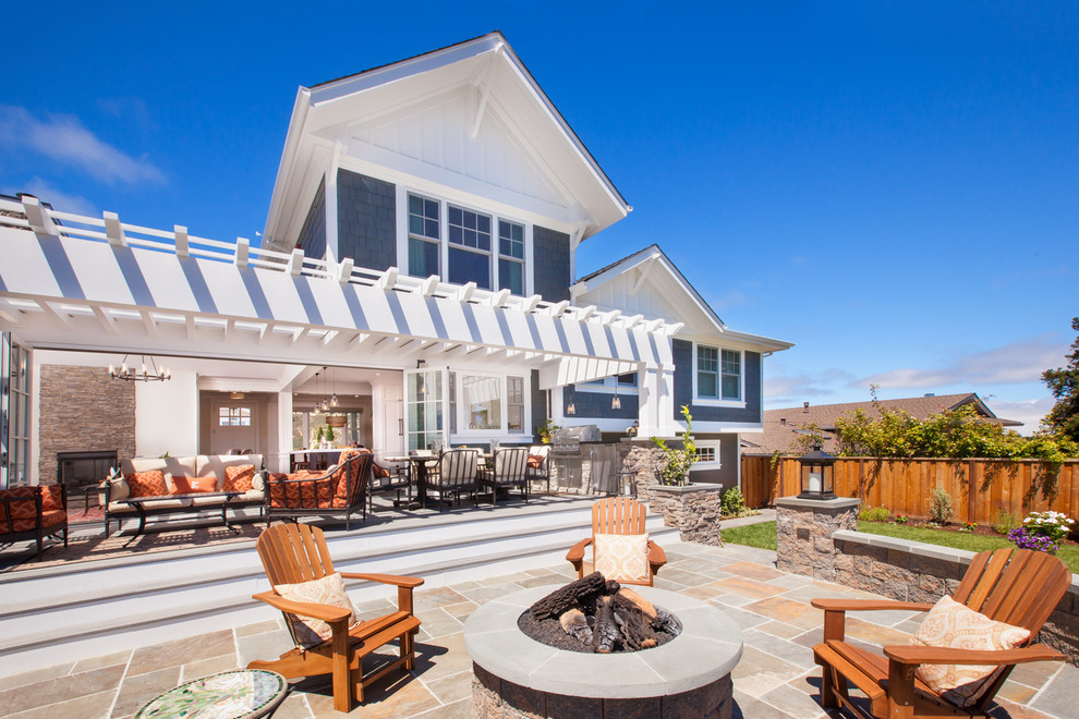 San Carlos Hills Transitional Patio San Francisco by JPM