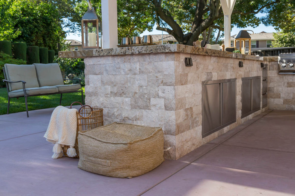 San Jose Outdoor Kitchen & Bar Transitional Patio San Francisco