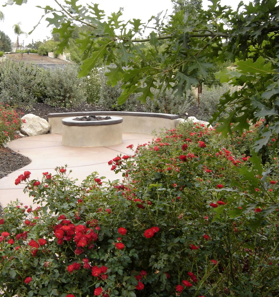 Patio - mediterranean patio idea in Santa Barbara