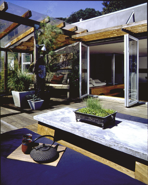 Sausalito exterior Contemporary Patio San Francisco by