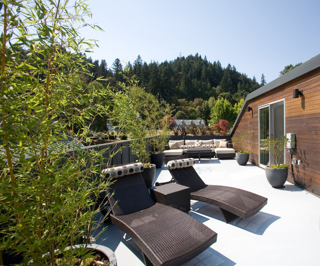 Sauvie Island Floating Home Rustic Patio Portland by Valeant