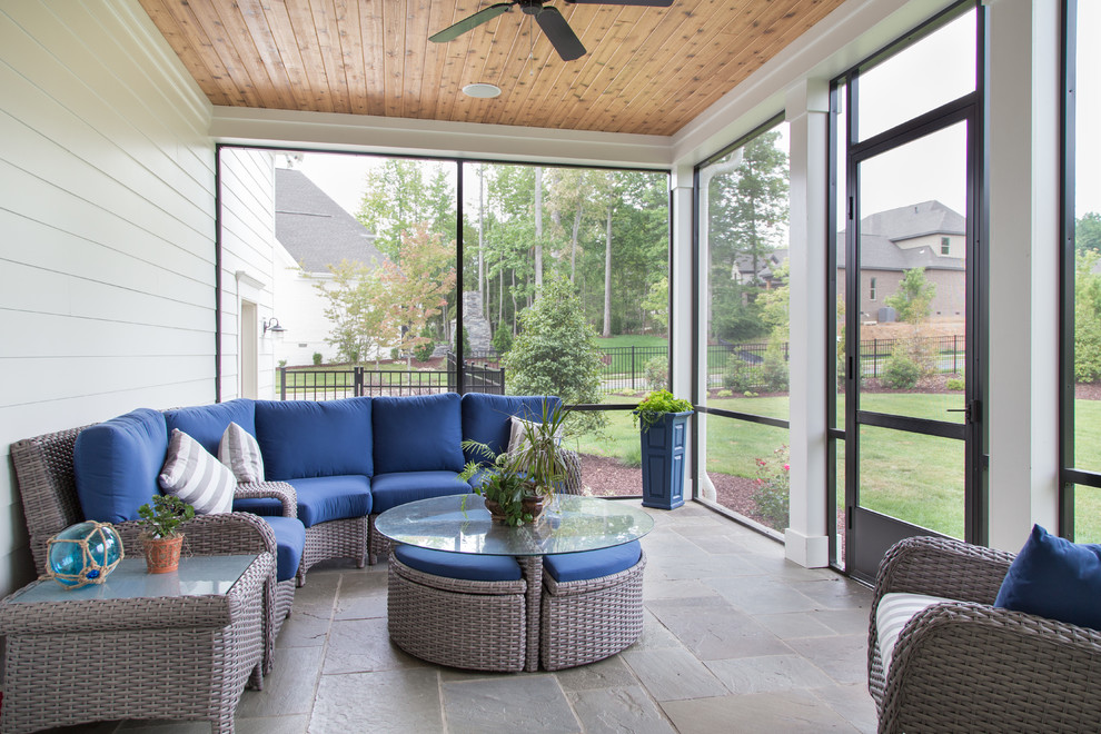 Screened Porch , Build for the Cure 2015 Davidson, NC Transitional Patio Charlotte by
