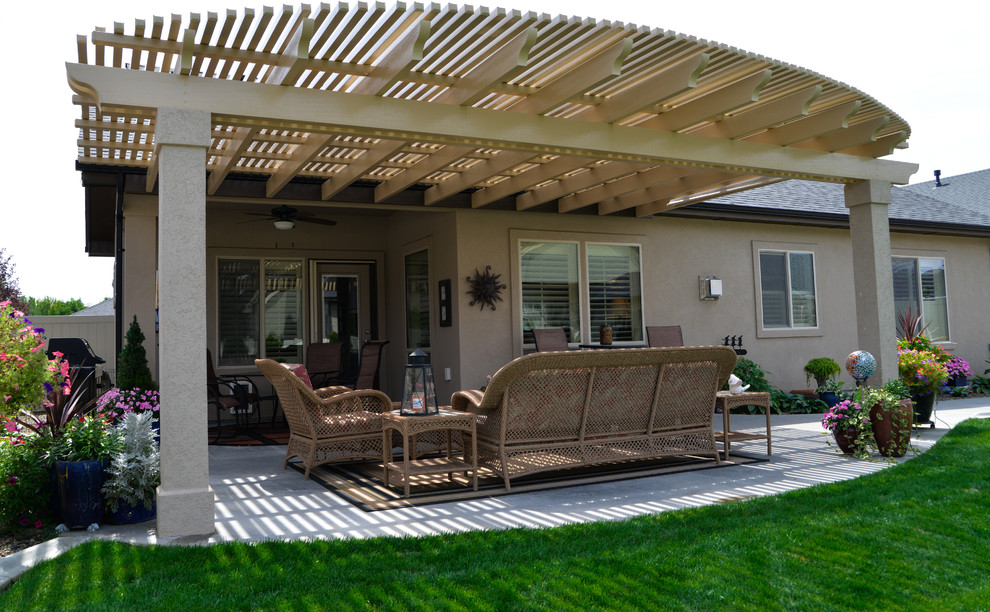 Sculpted Shade Arbor Beach Style Patio Boise by ShadeWorks, Inc.