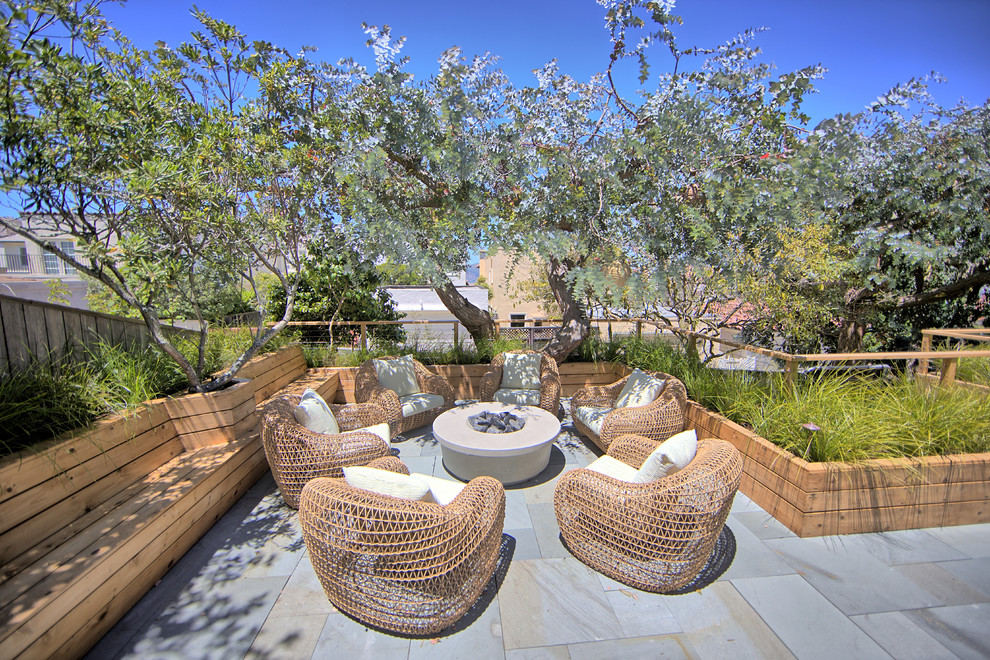 Seacliff Beach House Beach Style Patio San Francisco by EAG