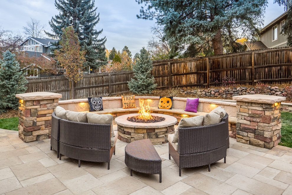 GRACEFUL STYLE Traditional Patio Denver by Elite Landscape
