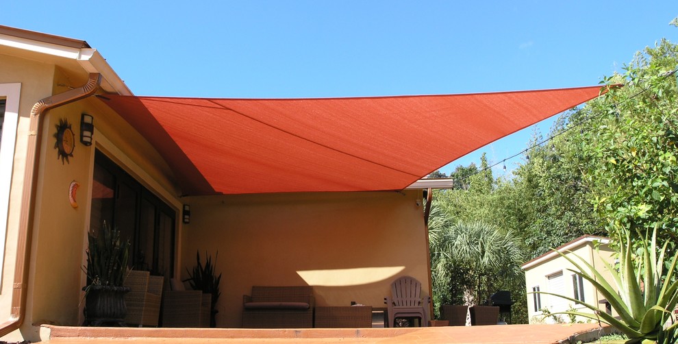Shade Sails Beach Style Patio Miami by Smart Shade Solutions