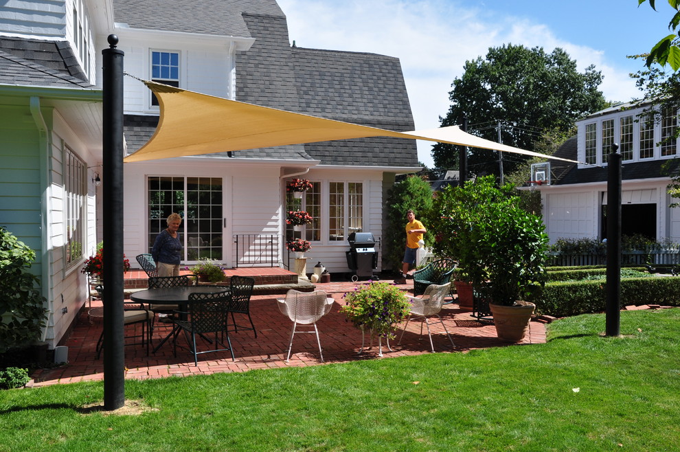 Shade Sails - Traditional - Patio - Cleveland - by Turf World Co. | Houzz