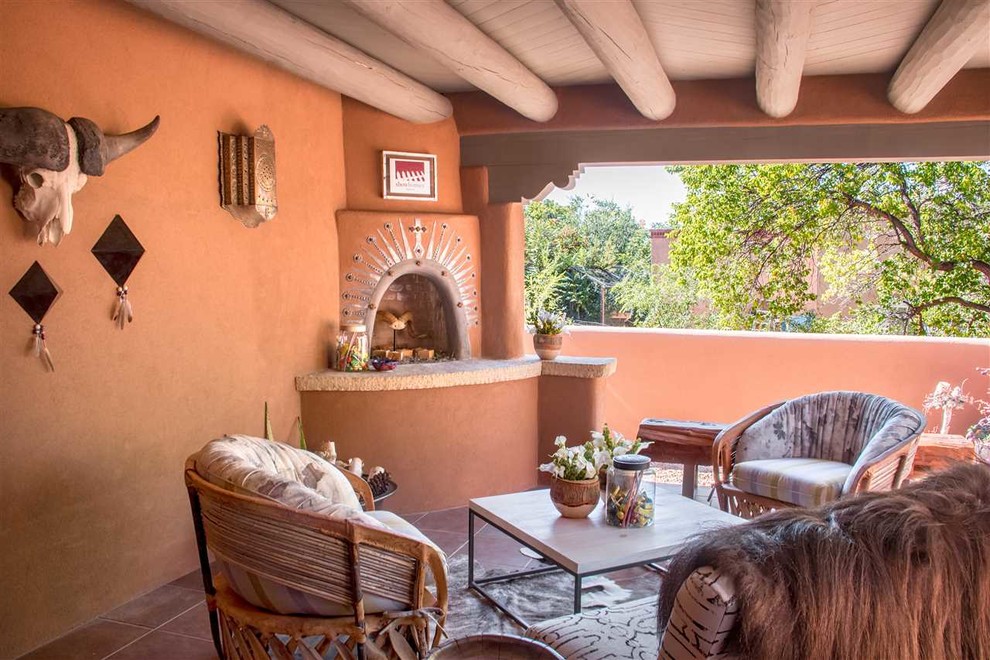 Show House Santa Fe Outdoor Portal Space Southwestern Patio Albuquerque By Pink Dwelling Houzz Show House Santa Fe Outdoor Portal, Santa Fe Style Outdoor Furniture