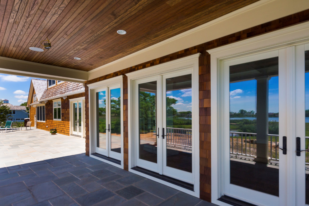 Shrewsbury Dr., Rumson Beach Style Patio New York by ANTHONY M