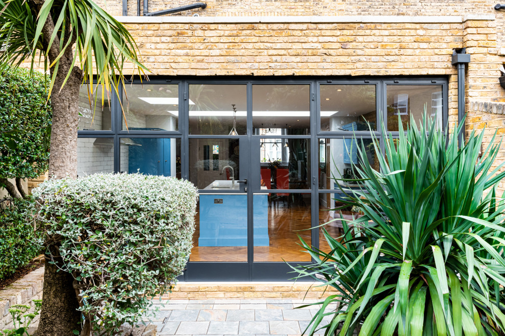 Singlestorey rear extension SW12 Classique Chic Terrasse et Patio