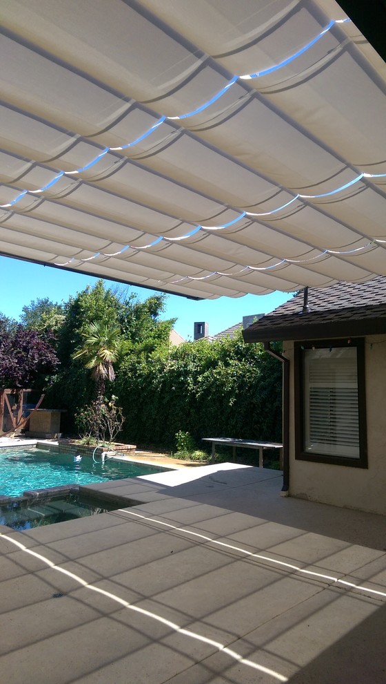 Skylift Shade Contemporary Patio Sacramento by Pacific Shade