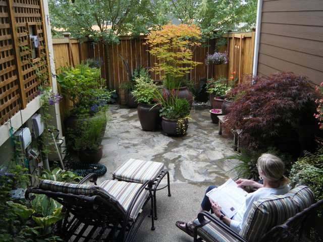 Small backyards - Traditional - Patio - Seattle - by Puget Sound ...