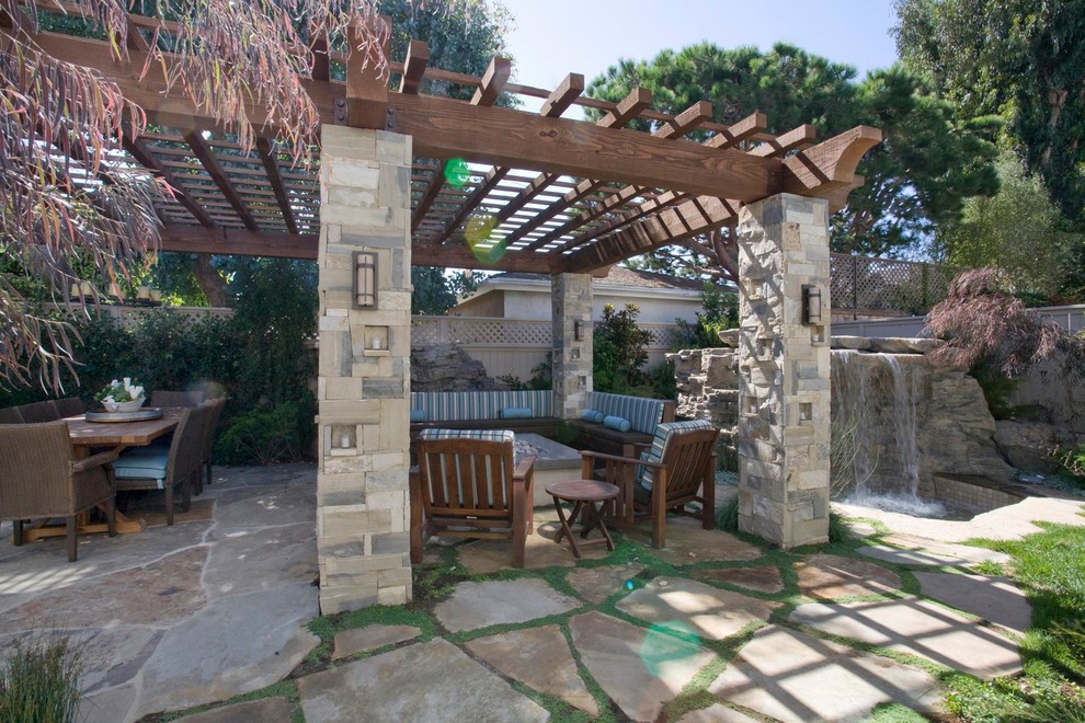 Small Manhattan Beach Backyard Transformation Patio Los Angeles