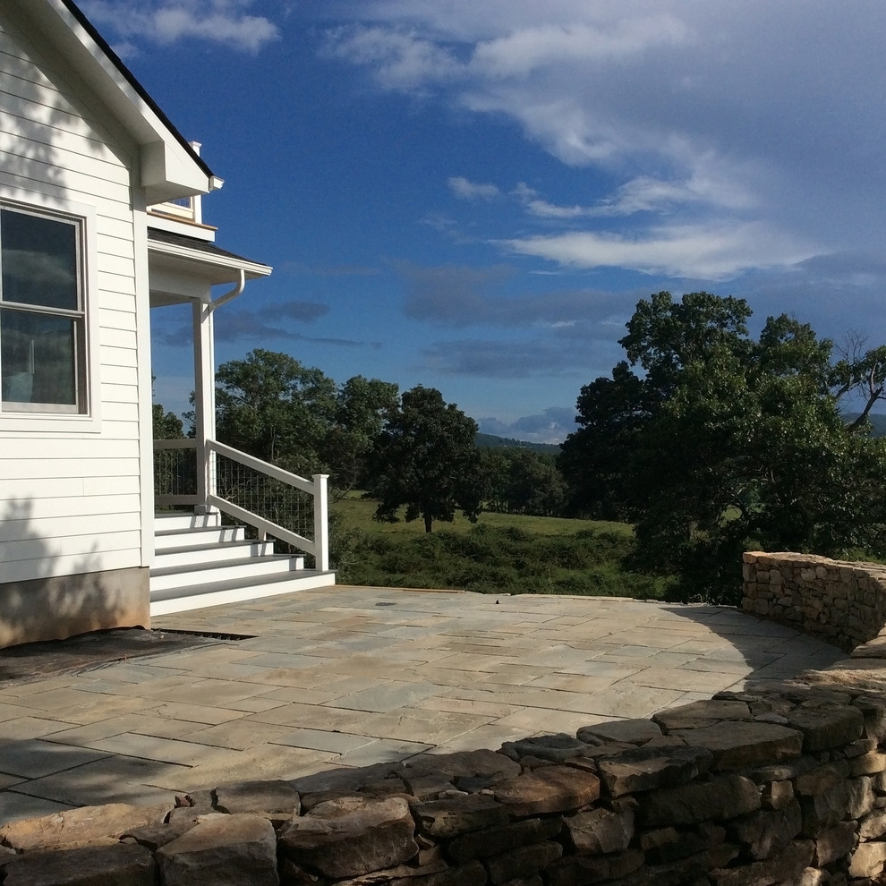 Small Modern Farmhouse in Charlottesville Farmhouse Patio