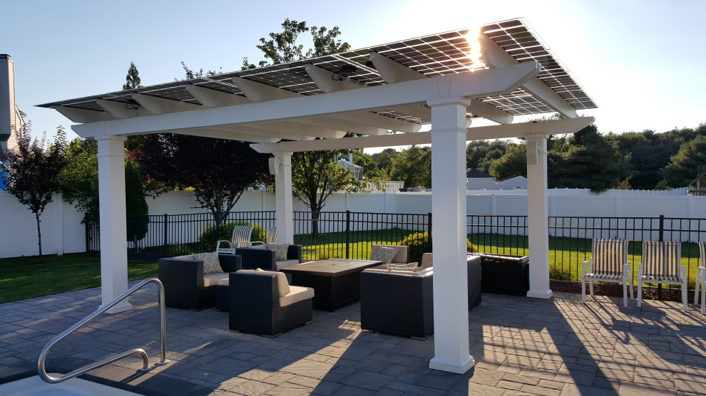 Solar Panel Pergola - Traditional - Patio - Philadelphia - by GenRenew