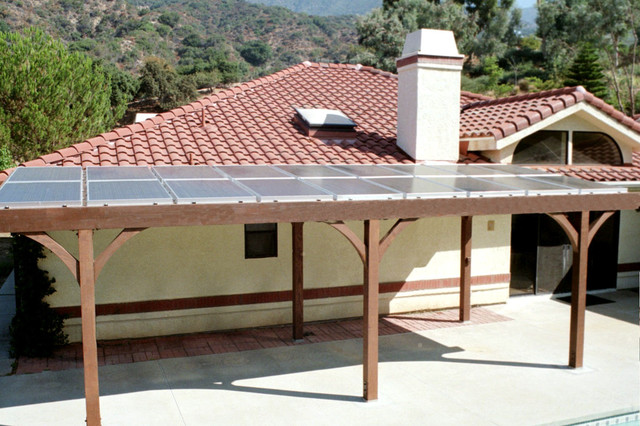 Solar Patio Cover Terranean Los Angeles By True Building Inc Houzz Solar Patio Cover Terranean, Building A Patio Cover