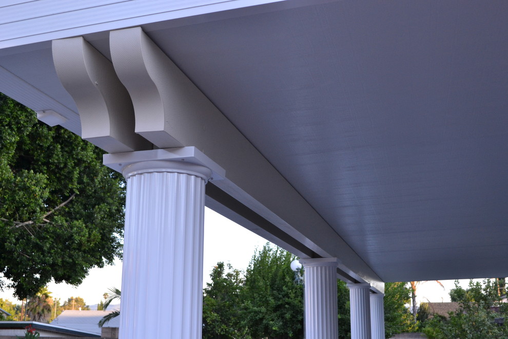 Solid Aluminum Patio Cover Los Angeles Traditional Patio Los